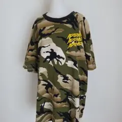 adidas カモフラージュ柄 Tシャツ オーバーサイズ