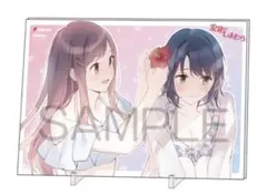 安達としまむら 複製サイン入り アクリルパネル メロンブックス 特典