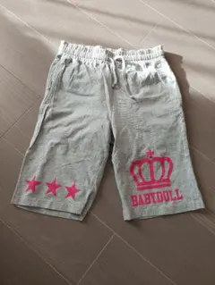 BABYDOLL グレー Sサイズ ショートパンツ