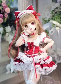 D D いちごケーキウサ耳メイド服セット★DDdy着用可能 D D いちごケーキウサ耳メイド服セット☆DDdy着用可能 - メルカリ