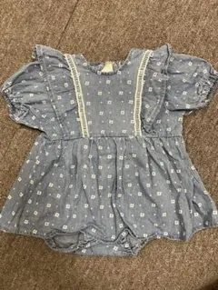 【サイズ70】ベビーデニムワンピース