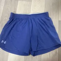 Under Armour 青 メッシュショートパンツ　YXL