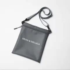 【サコッシュのみ】DEAN & DELUCA トラベルバッグ チャコールグレー