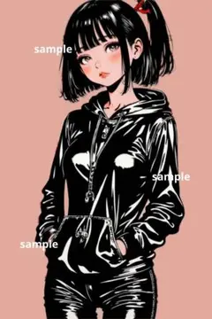 （20）手描きイラスト アナログイラスト デジタルイラスト ai美女