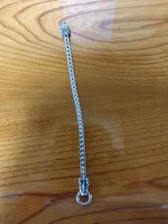 シルバーチェーンブレスレット 二頭の獣の頭部