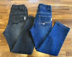 MPS デニムストレートパンツ 120cm 2色セット