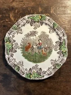 Spode Byron No1 8角アンティークプレート 25cm - メルカリ