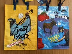 【新品未使用】Trader Joe’s トレーダージョーズ　エコバッグ2枚セット
