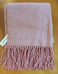 ☆ 新品、未使用　タグ付　mila schon ピンク ストール フリンジ付き