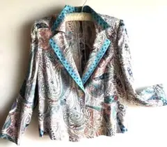 ペイズリー柄ジャケット