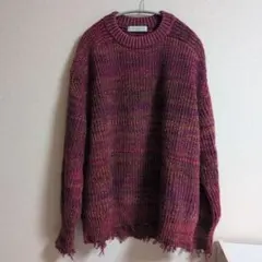 【美品】PUBLIC TOKYO フリンジニット セーターのサムネイル