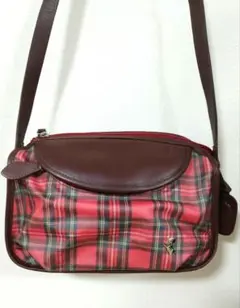 チェック柄ショルダーバッグ