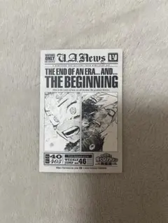 ヒロアカ展 特典タブロイド風ステッカー原画展 入場特典 緑谷出久 爆豪勝己