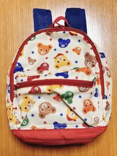 ミキハウス クマイラストの子供用リュック