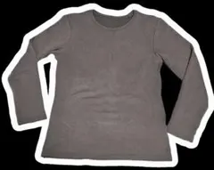 く*み様 UNIQLO 超極暖 ヒートテッククルーネックT グレー L