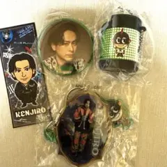 三代目FOREVER〜ONE〜山下健二郎ガチャ3種セット、千社札ステッカー