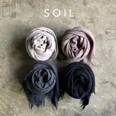 新品　SOIL ソイル　Melange Boiled Plain Stoleのサムネイル