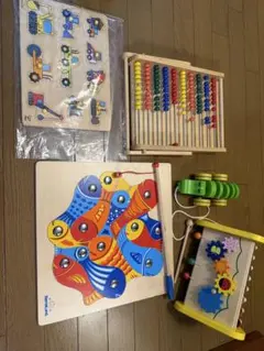 木製 知育玩具 おもちゃ まとめ売り HAPE 学研 ボーネルンド エデュテ