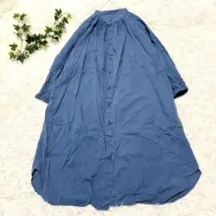 UNIQLO ユニクロ チュニック 長袖 ミニワンピ ボタンダウン シャツワンピ