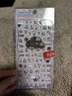 budo drop 雲とハートの装飾シール