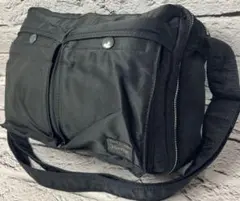 中古美品 ポーター タンカー Wジップ ショルダーバッグ（旧タイプ）