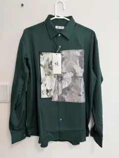 【新品タグ付】tk.TAKEO KIKUCHI スカシジャカード パッチワークのサムネイル