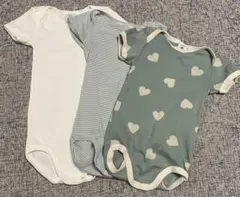 半袖ボディ３枚組　ハート