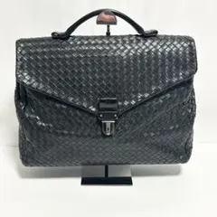【極美品】ボッテガヴェネタ イントレチャート 2wayブリーフケース ラムレザー C (やや傷や汚れあり)】ボッテガヴェネタ BOTTEGA VENETA ゲッタウェイ
