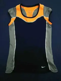 Nike ランニングトップス M ネイビー/オレンジ