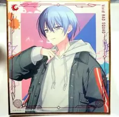 プロセカ　プロジェクトセカイ　ビビバス　青柳冬弥　色紙　ミライ　キャンプ プロセカ プロジェクトセカイ ビビバス 青柳冬弥 色紙 ミライ