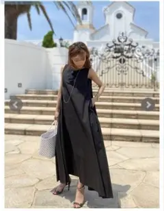 ST.ROONEY セントルーニーワンピース　Aラインタックワンピース