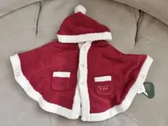 ジェラートピケ クリスマスポンチョ80-90