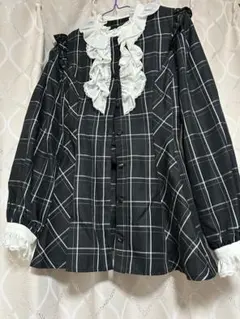 シークレットハニー セットアップ チェック黒