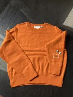 UNIQLO ANYA HINDMARCH オレンジ クルーネックセーター L