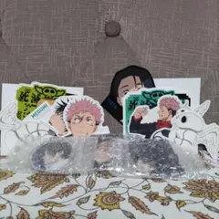 一番くじ　呪術廻戦死滅回遊　M賞&N賞セット　ステッカー2種アクリルチャーム3個
