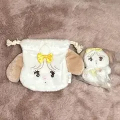 mikko ぬいぐるみ2とフェイス巾着のsouffle