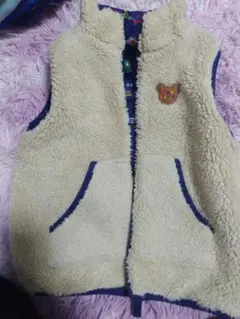 HOT BISCUITS フリースダウンベスト 100cm