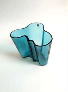 ペトロールブルー　アアルトベース　95mm　貴重 ペトロールブルー アアルトベース 95mm 貴重 iittala/イッタラ