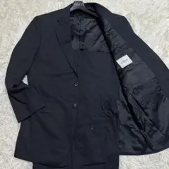 美品 ダーバン D'URBAN セットアップ ネイビー スーツ 上下