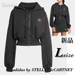 人気 アディダス バイ ステラマッカートニー★ スポーツウェア クロップドパーカ