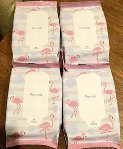 レック 女性用 デリケート ウェットシート Femia 20枚入 4個セット