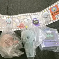 教育番組フロッキーフィギュア しょんぼりタマ、パウル、はかせ 3点セット