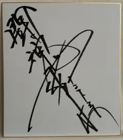 B'z pleasure 2018 HINOTORI 限定 直筆サイン色紙 - メルカリ