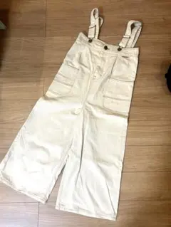 【ロデオクラウンズ　白サロペット】
