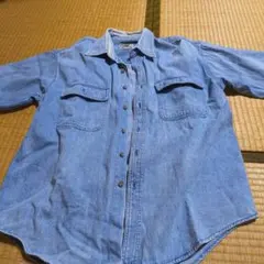 PEDOMI デニムボタンアップシャツ Mサイズ