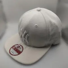 ◆4353 NEWERA　ニューヨークヤンキース　ホワイト　キャップ