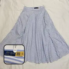 美品 POLO RALPH LAUREN フレアスカート 現行タグ M