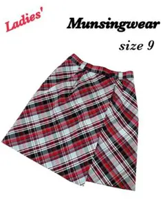 Munsingwear マンシングウェア　スカート　レディース9 M チェック