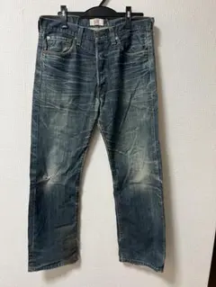 Levi's 501 ストレートデニム ダークブルー w34 L30
