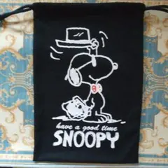 スヌーピー　きんちゃく　メッシュ　小物入れ